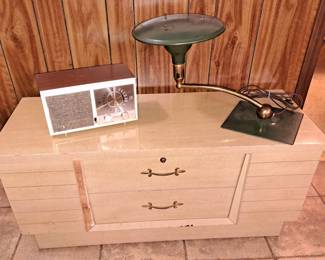 Much Mid Century Modern items. Cool desk lamp