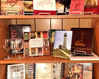 St. Joseph collectibles, books and cookbooks. 