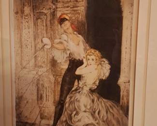 Framed Louis Icart "Don Juan"