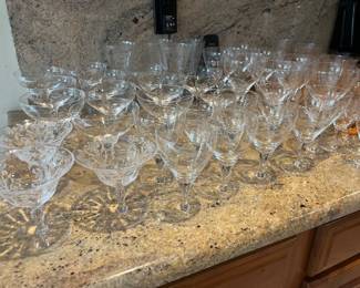 Crystal Etched stemware