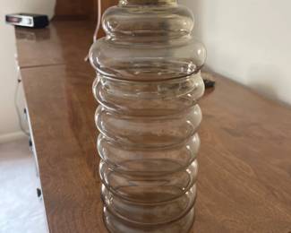 vintage Holmegaard Apothecary Jar Jacob Bang Danish Beehive