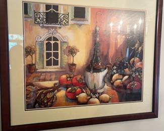 A Kitchen in Tuscany - Cuisine Art Print
