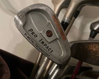 Solid Spalding Pro Impacdt Bi-Metal Technology 5 Iron Mid-Firm Golf Club