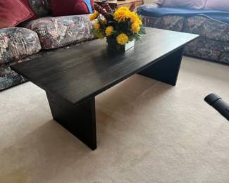 Black Rectangle Coffee Table