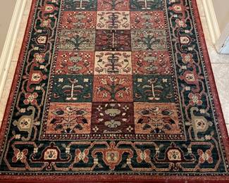 hand knotted wool Area Rug