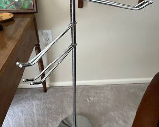 chrome valet stand