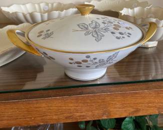 Edelstein Bavaria White and Gold Soup Tureen