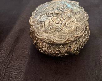 Silver Japanese Jewelry Box