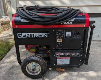 Gentron 10,000 watt gas generator