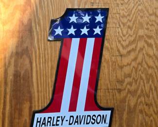 Vintage Harley metal
