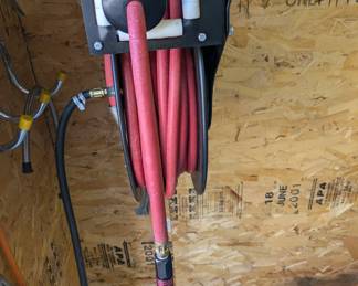 California Air Tools compressor with hose reel