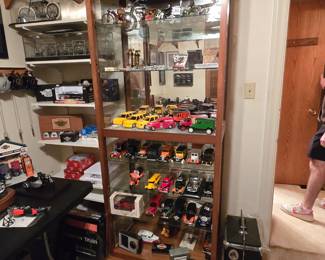 Cases full of Harley Davidson Collectibles