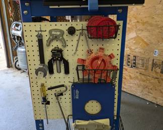 Kreg miter saw bench, with miter and accessories