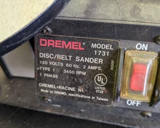 Dremel belt and disk sander
