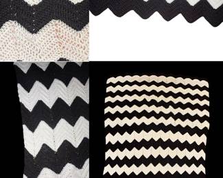 Chevron pattern black & white
