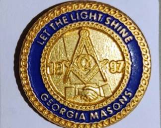 Masonic items Lions Club items