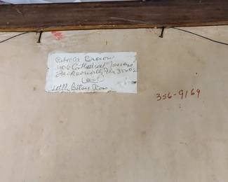 Hand painted by Rebecca Brown