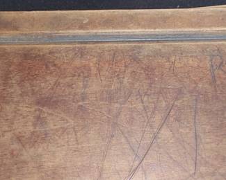 3 vintage wooden desk tops