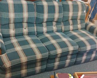 Super clean comes from non-smoking home couch with double recliners one recliner on each end