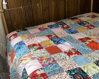 Double or full size antique cast iron bed