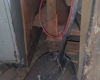 Gigantic antique shovel