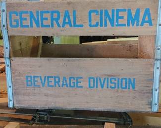 Rare General Cinema beverage crate