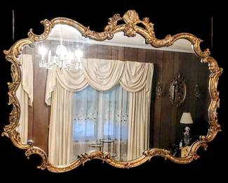 Large ornate mirror