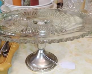 Pedestal pastry dish /cake plate