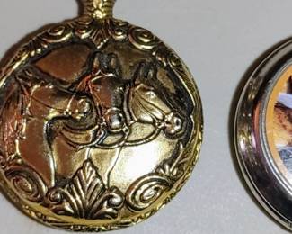 Two beautiful but not working pocket watches