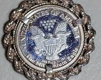 Millennium Eagle Dime yr 2000
.999 silver