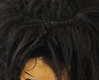 1960s doll face tissue holder