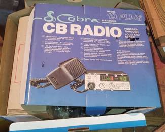 Vintage Cobra CB radio in original box receipt from 1991 from Otasco
