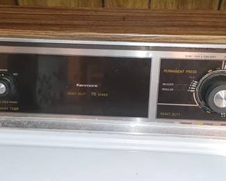 Kenmore washer and dryer