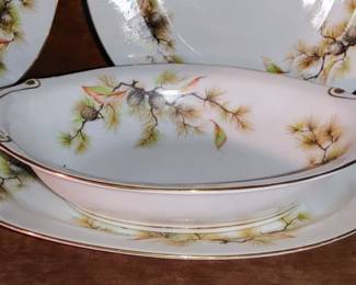 Vintage Kyoto Pines China set
