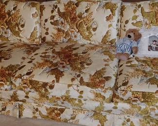 Velveteen 1970 sofa looks brand new