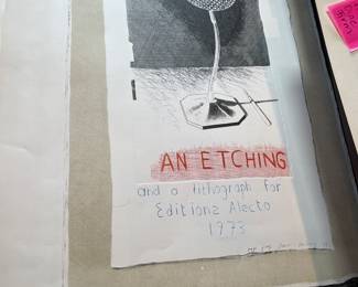 David Hockney Lithograph - firm
Price