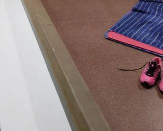 Authentic Regulation PORTER floor balance beam for the little gold medalist in your family. 16' X 4". Buyer responsible for moving this item.