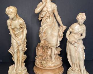 Alexandar Backer chalkware figurines 