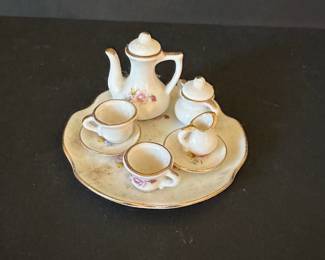 Miniature tea set vintage 