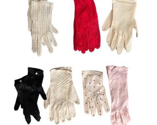 Vintage ladies gloves 
