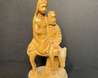 Wooden carved figure