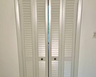 Vintage folding shutter doors