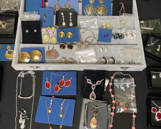 Vintage Avon jewelry galore! NOS Earrings, necklaces, bracelets and lots of sets new never worn