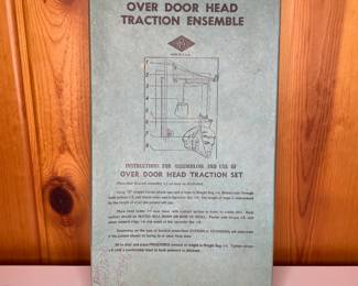 Vintage over the door head traction