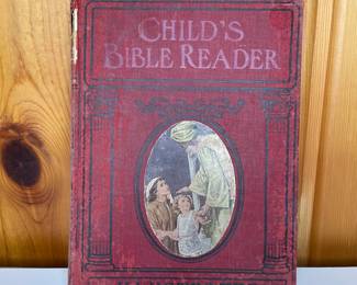 Childs Bible Reader Illustrated antique 1898