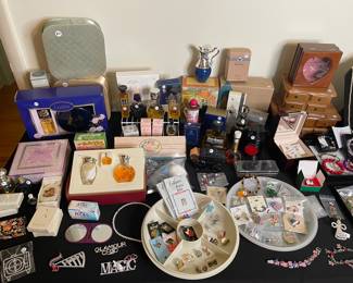 Vintage Avon perfumes, colognes, and more bath/beauty items 