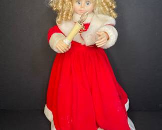 Vintage holiday doll