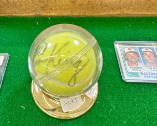 Billie Jean King Signed Tennis Ball