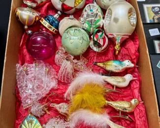 Vintage and Glass Ornaments
