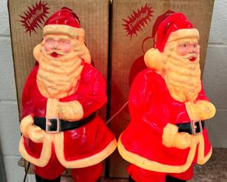 1960's Light Up Santa Claus'